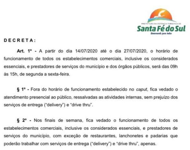 Covid-19: confira o boletim desta terça-feira de Santa Fé do Sul, São Paulo