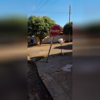 A reclamação do trânsito de carretas nos bairros de Cassilândia