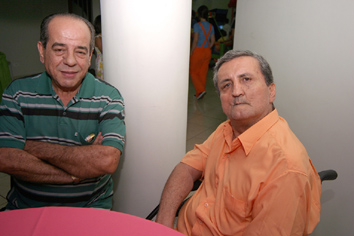 Lauro Souza e o conselheiro do Tribunal de Contas José Ancelmo , em 2007.Dalmo Cúrcio