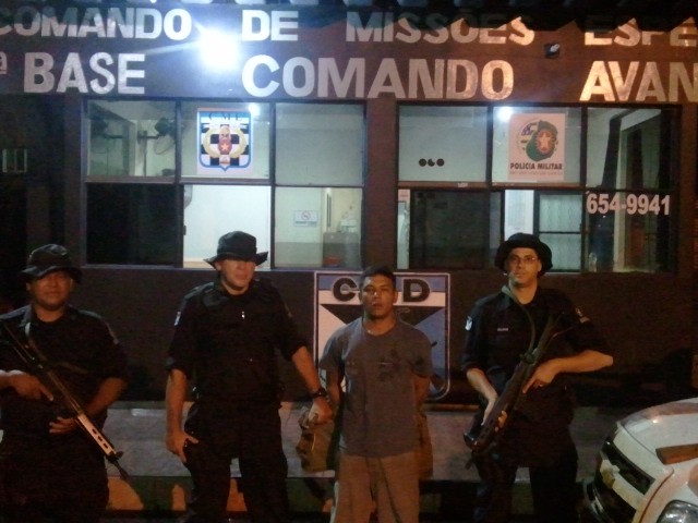 Suspeito foi preso na noite do dia 03; ele havia saído do presídio há 20 dias (Foto: Divulgação/COD)