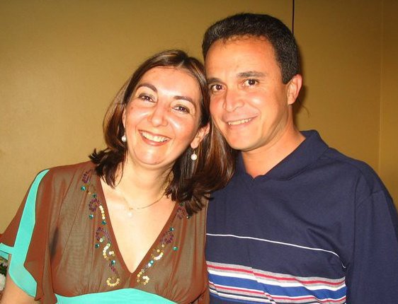 Magda e o marido Rezú 