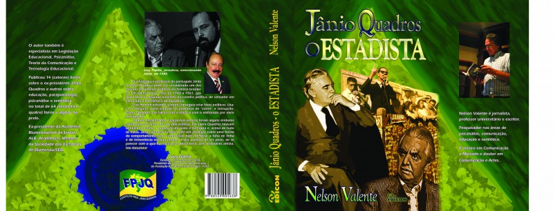 Capa do livro "Jânio Quadros: O Estadista"