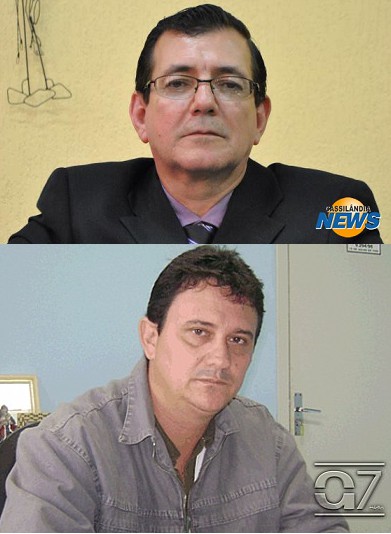 Vereador Mineiro e prefeito Carlos Augusto da Silva