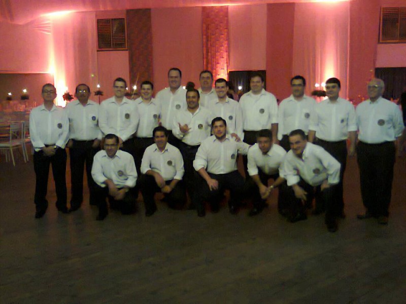 Rotarianos que trabalharam na Festa do Queijo e Vinho 2013