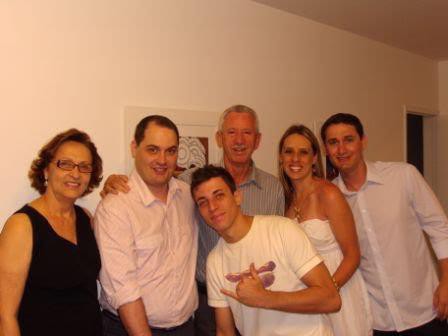 Jamil Mariano da Silva com a família