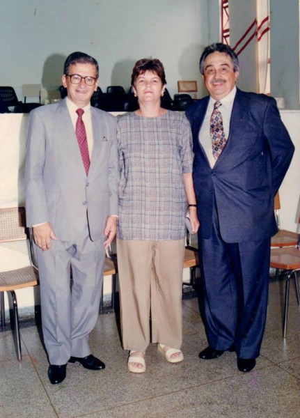 Foto memória: Édio Amin, Nerly e Valdomiro Gonçalves