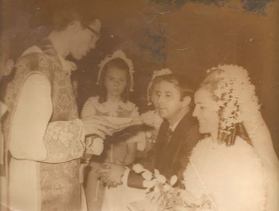 Foto memória: casamento Walter Aristides de Andrade e Tutuca