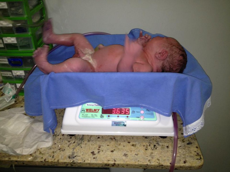 Nasce Emanuel (Foto: Arquivo da família)