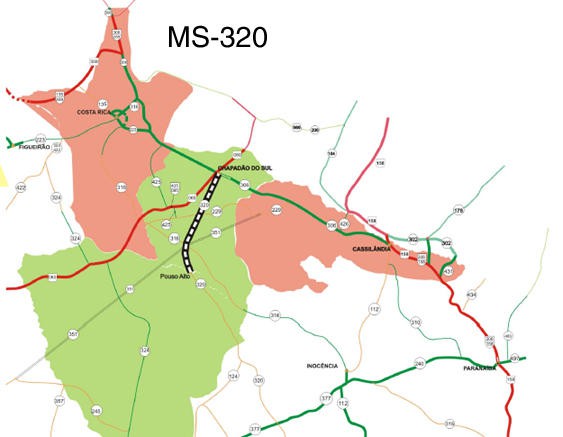 Rotas da produção, rodovias MS-040 e MS-320 serão pavimentadas pelo governo