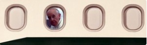 Papa vai embora do Brasil (Foto: G1)