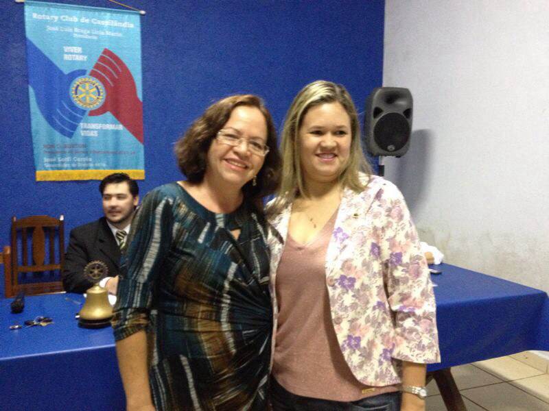 A presidente da Casa da Amizade, Sônia Mendes da Rosa, empossou Lidiane Aparecida Ferreira Mariano Infante Rodrigues na noite de ontem (30/09) em Cassilândia (MS)