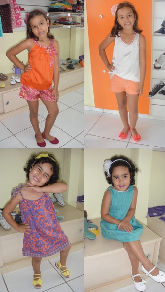 Clientes de Aporé visitam Infanto Kids; veja os looks escolhidos