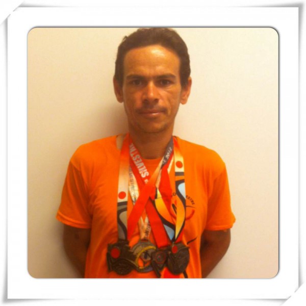 Guanabara e suas 4 medalhas (Foto: Bruna Girotto)