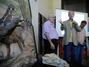 Paleontólogos apresentam mais antiga espécie de réptil descrita no Rio 