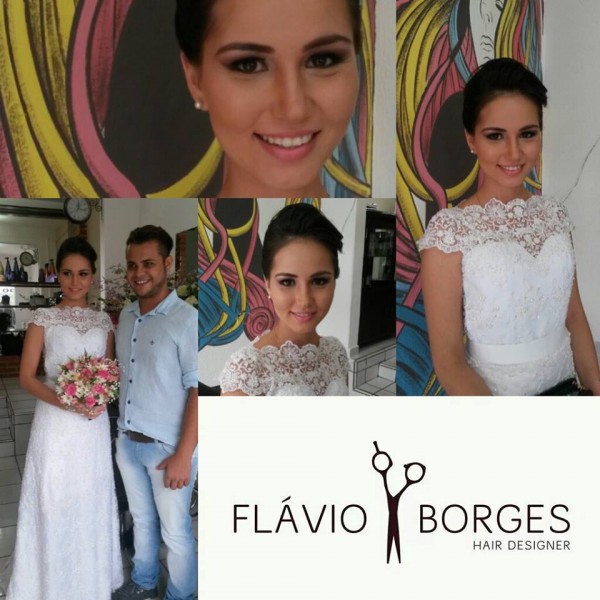 Vai casar? Olha a foto da noiva que passou pelo Flávio Borges Hair Designer 
