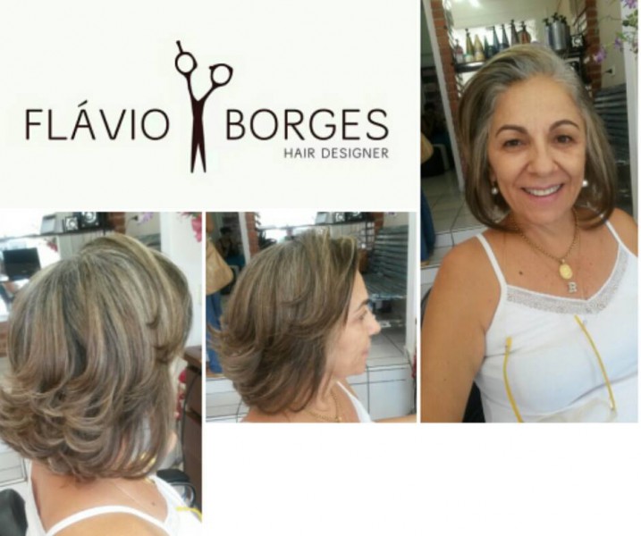 Flávio Borges Hair Designer: confira o cabelo de uma cliente; veja foto