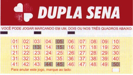 1º Sorteio - Dupla Sena - Concurso nº 1259, sorteios realizados no dia 28/02/2014