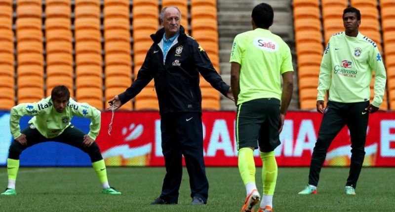 Treino da seleção brasileira na África do Sul nessa terça-feira (4) (Foto: Jefferson Bernardes/VIPCOMM)