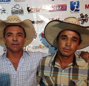 Nilton Donizete e João Conceição, campeões em cavalo