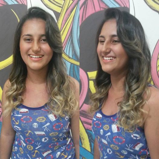 Flávio Borges Hair Designer cuidou do cabelo de Giovanna; veja foto