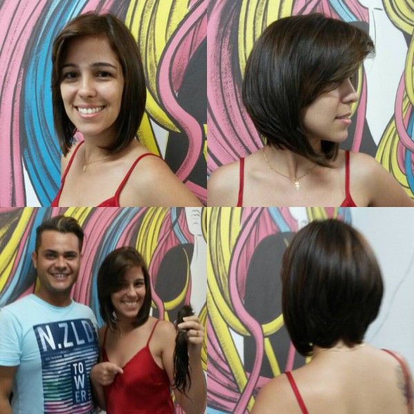 Flávio Borges Hair Designer: ela mudou o cabelo por uma boa causa
