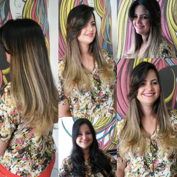 Flávio Borges Hair Designer clareou o cabelo de Talita