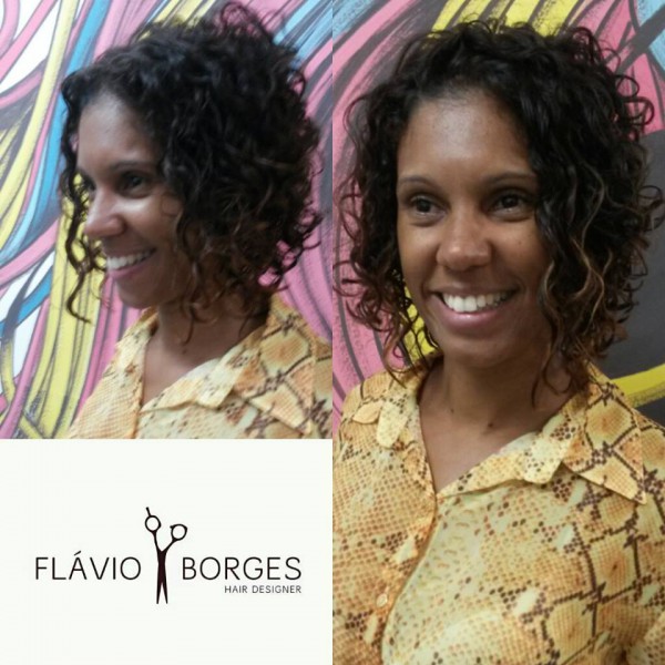 Flávio Borges Hair Designer: Lucinha Silva visita o salão e muda o visual