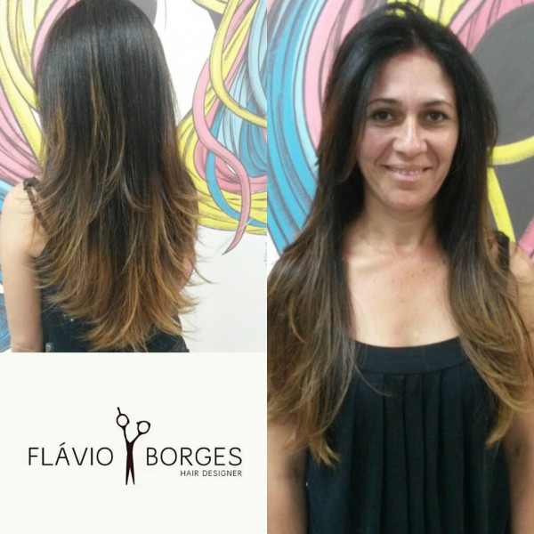 Flávio Borges Hair Designer: mais uma cliente satisfeita com o novo visual!