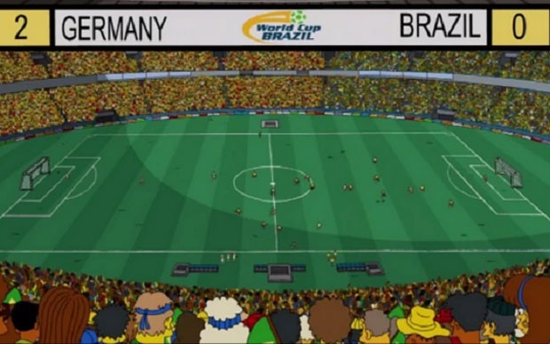‘Os Simpsons’ 'previu' Alemanha derrotando Brasil e vencendo a Copa