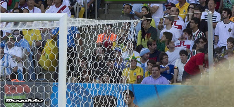 Megafoto do Globo Esporte da final da Copa mostra Gustavo Girotto na arquibancada