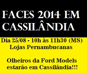Olheiros da Ford Models estarão na Pernambucanas buscando modelos hoje