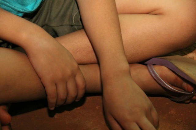 No dia em que completou 7 anos, o menino viu a irmã ser agredida pelo padrasto e desmaiar várias vezes (Foto Marcos Ermínio, enviado especial a Bandeirantes)