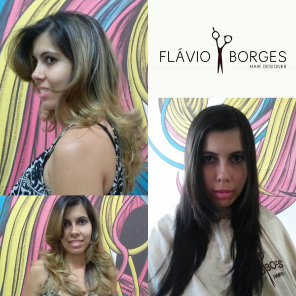 Flávio Borges Hair Designer: antes e depois de uma transformação no cabelo