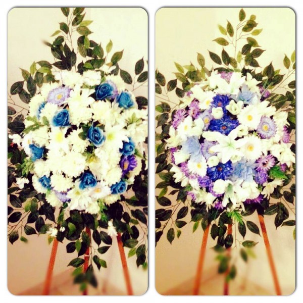 Opções de coroas de flores artesanais que você encontra na Funerária Nossa Senhora Aparecida