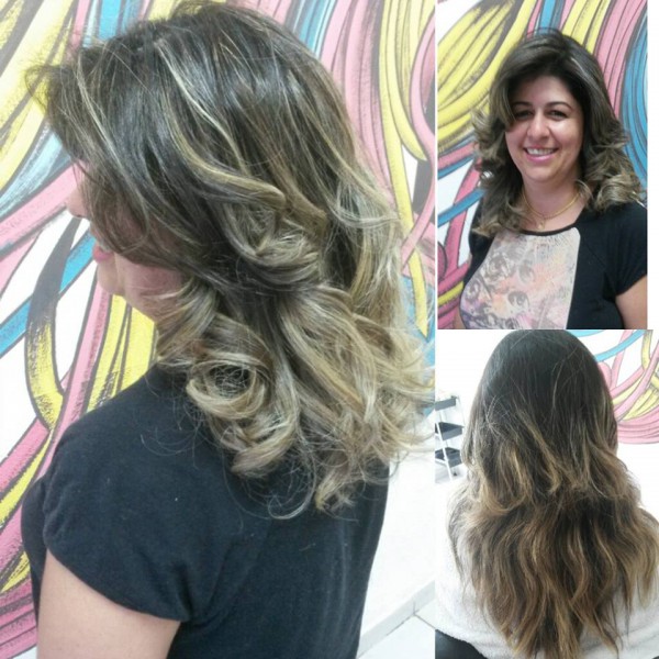 Flávio Borges Hair Designer: mais um antes e depois de uma cliente satisfeita