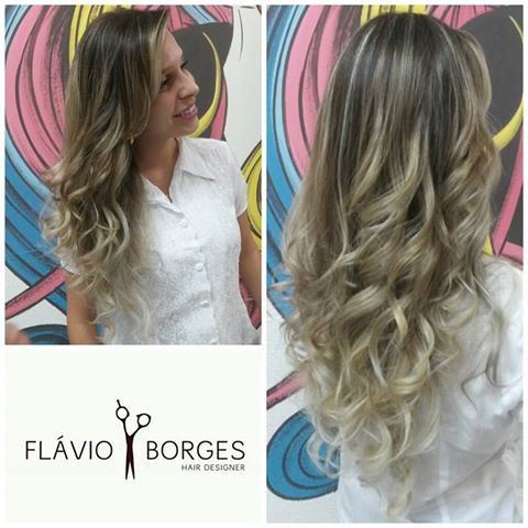 Flávio Borges Hair Designer: para quem curte um cabelo loiro; veja foto