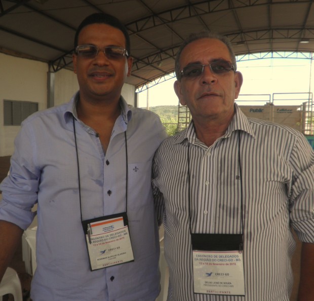 Rosemar Alves de Oliveira (e) e Delso José de Souza (d)