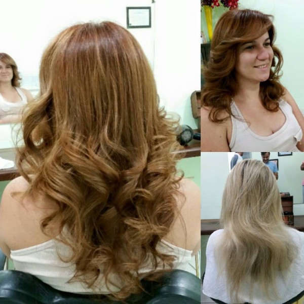 Mais um lindo cabelo sendo feito por Flávio Borges Hair Designer