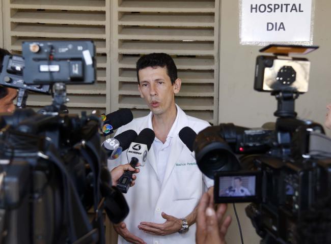 Infectologista falou com a imprensa na manhã de hoje e deu detalhes do caso (foto:Diogo Gonçalves)