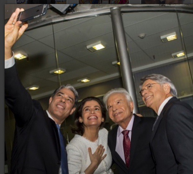 Globo 50 anos: veja um selfie histórico do jornalismo 