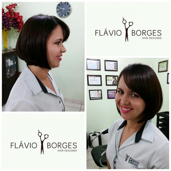 Flávio Borges Hair Designer: para mulheres que curtem um cabelo curto e liso