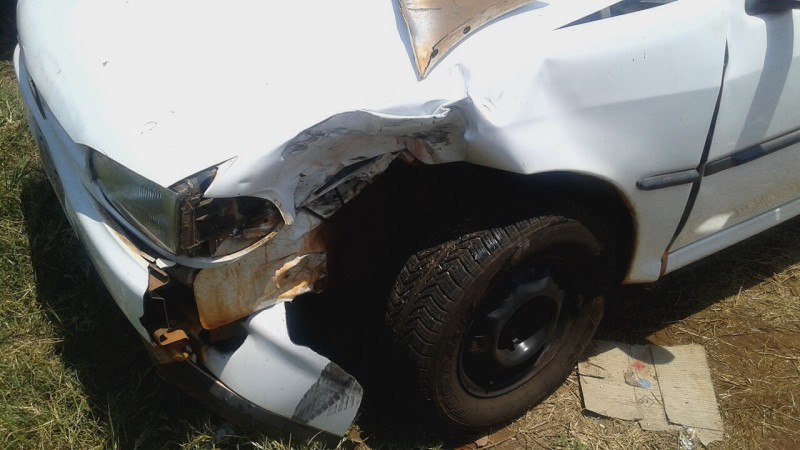 Fotos do acidente ocorrido em Cassilândia