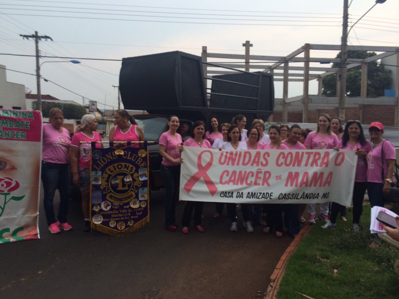 Fotogaleria: Casa da Amizade e Lions na passeata contra o câncer de mama