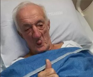 Antonio Pedro de Souza, o Russo, de 84 anos, sofreu um novo AVC 