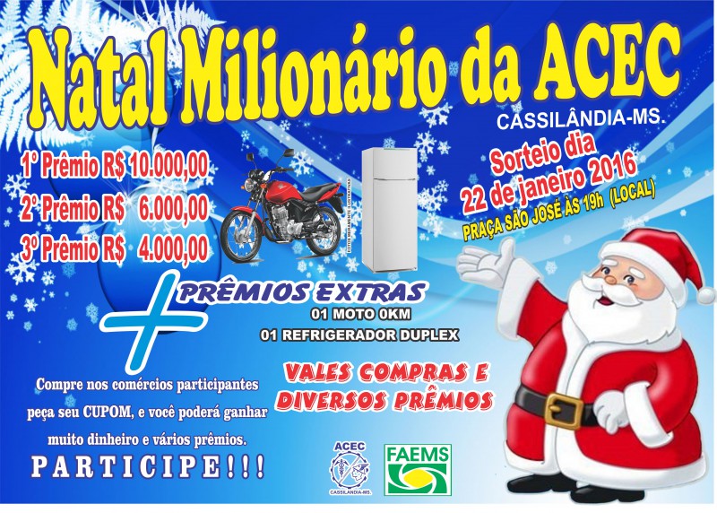 Promoção Natal Milionário da ACEC