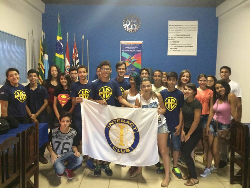 Igor Lizardo Lima é o novo presidente do Interact Club, ligado ao Rotary Club. Foto do Facebook