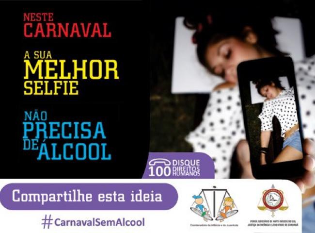 Com imagem forte, TJ lança campanha sobre consumo de álcool no Carnaval