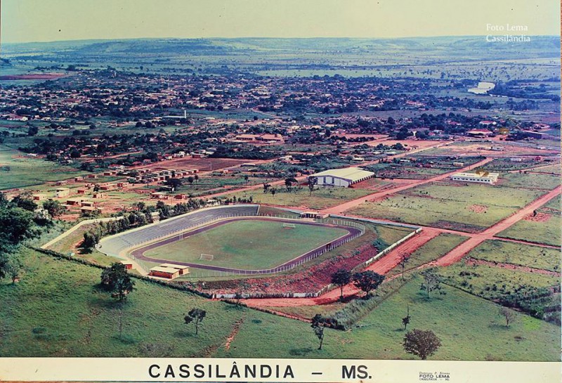Um foto que mostra Cassilândia em 1986 - Foto Lema