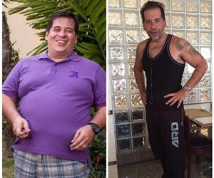 Leandro Hassum posta foto antes e depois de perder 62 quilos: 'vitória' 
