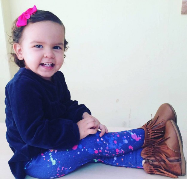 Como não se encantar com esse lindo sorriso?!? Maria Luisa usa conjunto Up Baby e laços de gorgurão. #UpBaby #LaçosDeGorgurão #NaInfantoTem #VenhaDeInfanto 